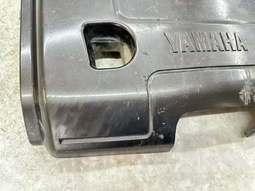 USED OEM 03 2003 YAMAHA 660 GRIZZLY REAR FENDER LID COVER (DARK GRAY METALLIC)