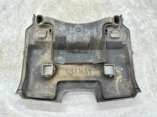 USED OEM 03 2003 YAMAHA 660 GRIZZLY REAR FENDER LID COVER (DARK GRAY METALLIC)