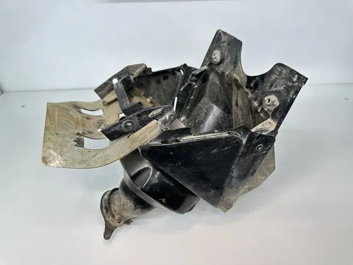 USED 10 2010 11 2011 KAWASAKI KX450F AIR FILTER BOX W BOOT & LOUD MOUTH INTAKE