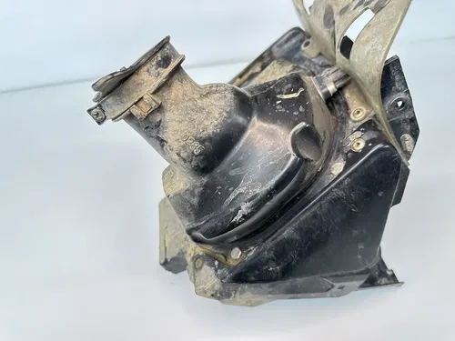 USED 10 2010 11 2011 KAWASAKI KX450F AIR FILTER BOX W BOOT & LOUD MOUTH INTAKE