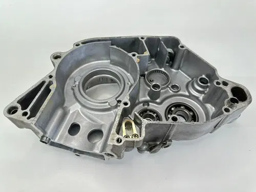 USED OEM 2004 04 KAWASAKI KX250F LEFT SIDE ENGINE MOTOR CASE CRANKCASE