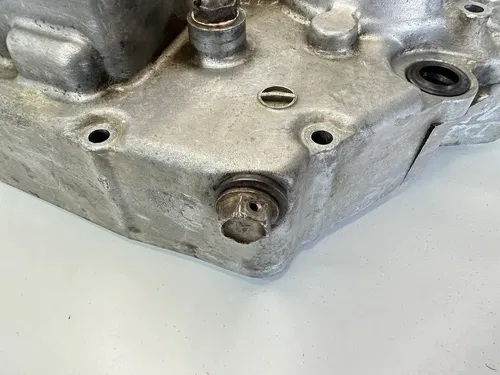 USED OEM 2004 04 KAWASAKI KX250F LEFT SIDE ENGINE MOTOR CASE CRANKCASE