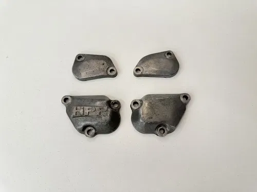 OEM 89 90 91 HONDA CR 250 CR250R CR250 CYLINDER EXHAUST POWER VALVE COVERS SET
