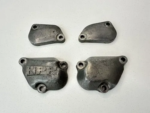OEM 89 90 91 HONDA CR 250 CR250R CR250 CYLINDER EXHAUST POWER VALVE COVERS SET