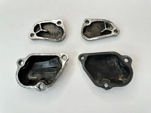 OEM 89 90 91 HONDA CR 250 CR250R CR250 CYLINDER EXHAUST POWER VALVE COVERS SET