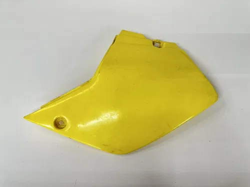 00 01 02 03 04 SUZUKI DR-Z DRZ 400 S DRZ400S YELLOW LEFT SIDE COVER NUMBER PLATE