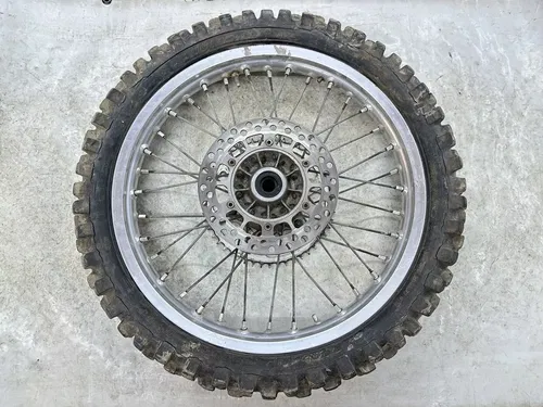 USED OEM 90 1990 91 1991 SUZUKI RM125 RM 125 COMPETE 19" REAR WHEEL RIM & HUB