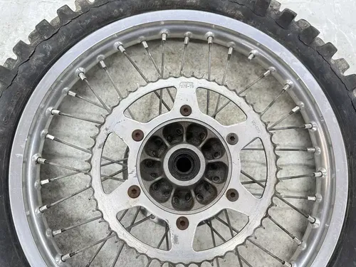 USED OEM 90 1990 91 1991 SUZUKI RM125 RM 125 COMPETE 19" REAR WHEEL RIM & HUB