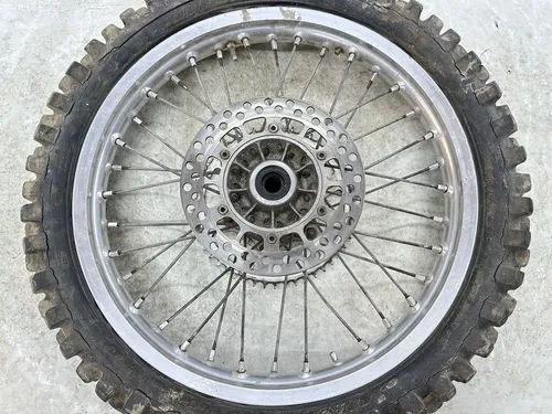 USED OEM 90 1990 91 1991 SUZUKI RM125 RM 125 COMPETE 19" REAR WHEEL RIM & HUB