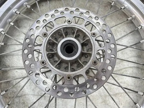 USED OEM 90 1990 91 1991 SUZUKI RM125 RM 125 COMPETE 19" REAR WHEEL RIM & HUB
