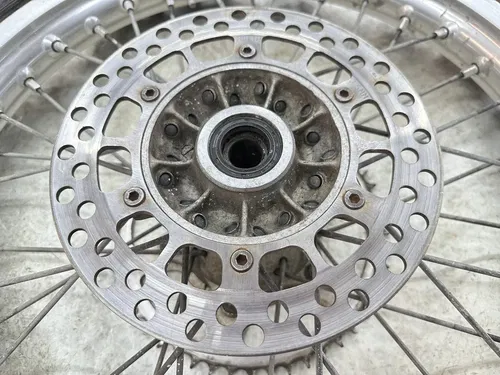 USED OEM 90 1990 91 1991 SUZUKI RM125 RM 125 COMPETE 19" REAR WHEEL RIM & HUB