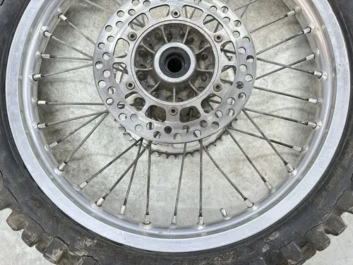 USED OEM 90 1990 91 1991 SUZUKI RM125 RM 125 COMPETE 19" REAR WHEEL RIM & HUB