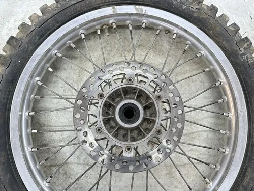 USED OEM 90 1990 91 1991 SUZUKI RM125 RM 125 COMPETE 19" REAR WHEEL RIM & HUB
