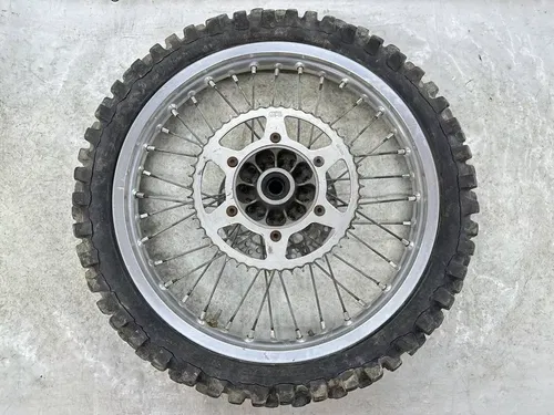 USED OEM 90 1990 91 1991 SUZUKI RM125 RM 125 COMPETE 19" REAR WHEEL RIM & HUB