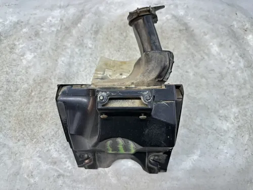 USED OEM 2009 09 2010 10 KAWASAKI KX250F AIR FILTER CLEANER BOX CASE & DUCT ASSY