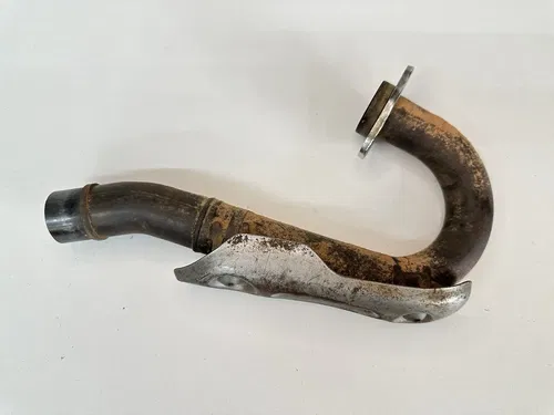 OEM 06 07 08 09 HONDA CRF250R STOCK EXHAUST HEAD HEADER PIPE W HEAT SHIELD