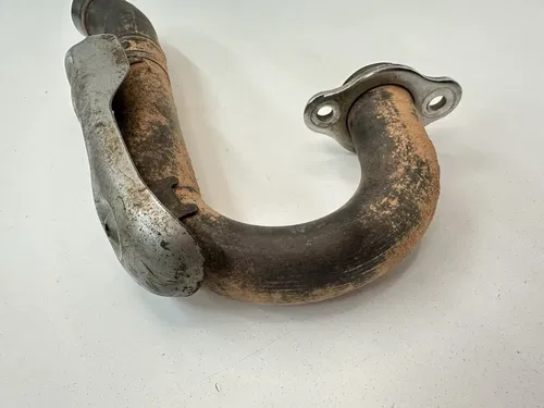 OEM 06 07 08 09 HONDA CRF250R STOCK EXHAUST HEAD HEADER PIPE W HEAT SHIELD