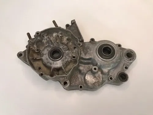 USED OEM 89 90 91 SUZUKI RM125 RM 125 LEFT SIDE ENGINE MOTOR CASE CRANKCASE