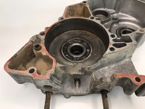 USED OEM 89 90 91 SUZUKI RM125 RM 125 LEFT SIDE ENGINE MOTOR CASE CRANKCASE