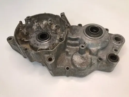 USED OEM 89 90 91 SUZUKI RM125 RM 125 LEFT SIDE ENGINE MOTOR CASE CRANKCASE