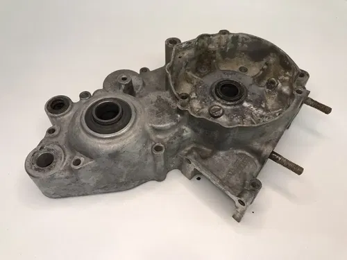 USED OEM 89 90 91 SUZUKI RM125 RM 125 LEFT SIDE ENGINE MOTOR CASE CRANKCASE