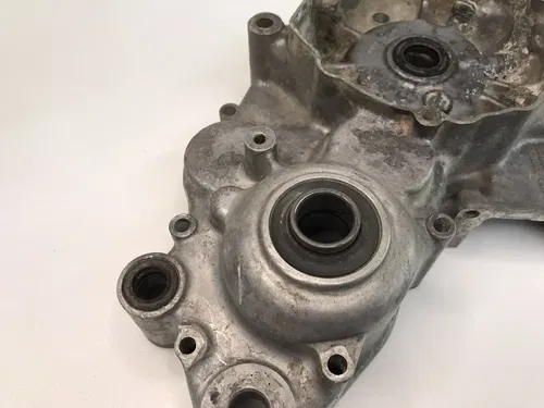 USED OEM 89 90 91 SUZUKI RM125 RM 125 LEFT SIDE ENGINE MOTOR CASE CRANKCASE