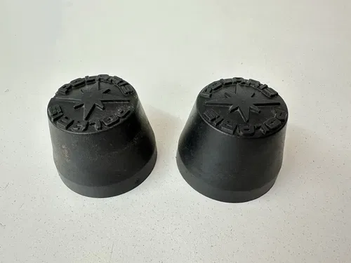 USED OEM POLARIS SCRAMBLER SPORTSMAN RANGER REAR WHEEL CENTER DUCT CAPS 5411164