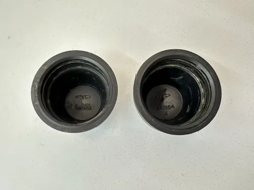 USED OEM POLARIS SCRAMBLER SPORTSMAN RANGER REAR WHEEL CENTER DUCT CAPS 5411164