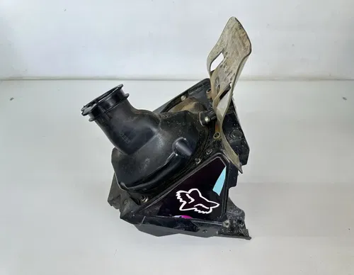 #2 USED OEM 10 2010 11 2011 KAWASAKI KX450F AIR FILTER BOX W INTAKE BOOT DUCT