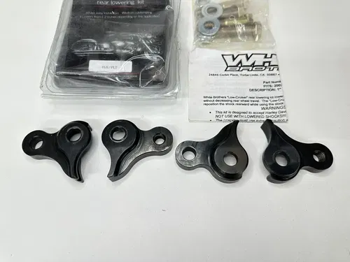 02 03 HD HARLEY DAVIDSON FLH FLT TOURING WHITE BROTHERS 1" REAR LOWERING KIT