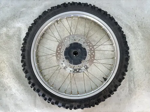 USED OEM 96-04 HONDA XR250R XR 250 FRONT WHEEL RIM & ROTOR ASSY 21X1.60