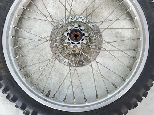 USED OEM 96-04 HONDA XR250R XR 250 FRONT WHEEL RIM & ROTOR ASSY 21X1.60