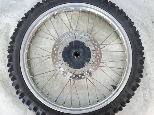 USED OEM 96-04 HONDA XR250R XR 250 FRONT WHEEL RIM & ROTOR ASSY 21X1.60