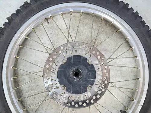 USED OEM 96-04 HONDA XR250R XR 250 FRONT WHEEL RIM & ROTOR ASSY 21X1.60