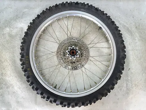 USED OEM 96-04 HONDA XR250R XR 250 FRONT WHEEL RIM & ROTOR ASSY 21X1.60