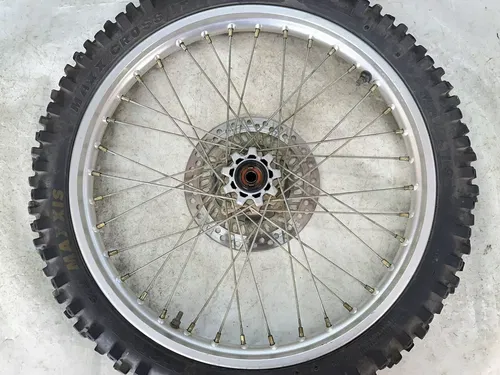 USED OEM 96-04 HONDA XR250R XR 250 FRONT WHEEL RIM & ROTOR ASSY 21X1.60