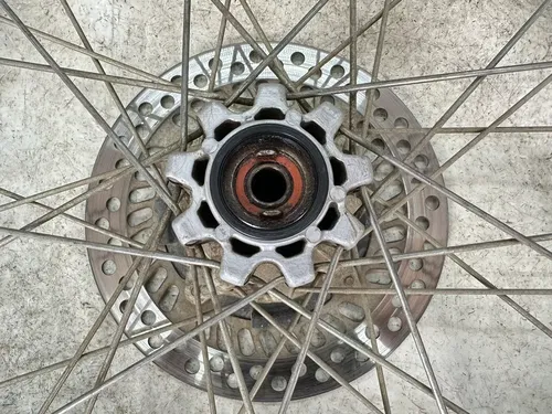 USED OEM 96-04 HONDA XR250R XR 250 FRONT WHEEL RIM & ROTOR ASSY 21X1.60
