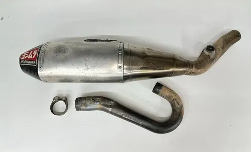 08-17 SUZUKI RMZ450 RM-Z 450 YOSHIMURA RS4 EXHAUST HEAD PIPE & MUFFLER SLIP ON
