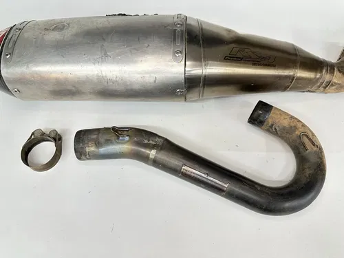 08-17 SUZUKI RMZ450 RM-Z 450 YOSHIMURA RS4 EXHAUST HEAD PIPE & MUFFLER SLIP ON