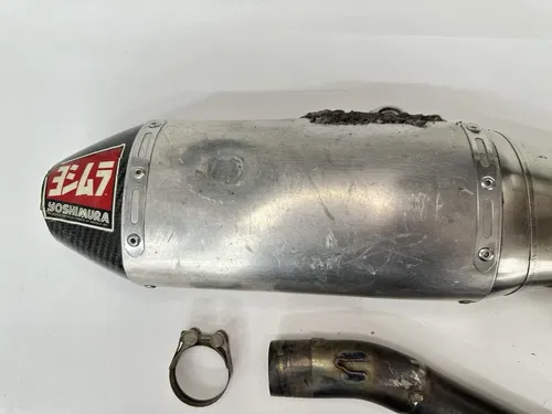 08-17 SUZUKI RMZ450 RM-Z 450 YOSHIMURA RS4 EXHAUST HEAD PIPE & MUFFLER SLIP ON