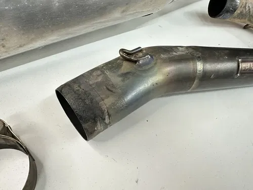 08-17 SUZUKI RMZ450 RM-Z 450 YOSHIMURA RS4 EXHAUST HEAD PIPE & MUFFLER SLIP ON