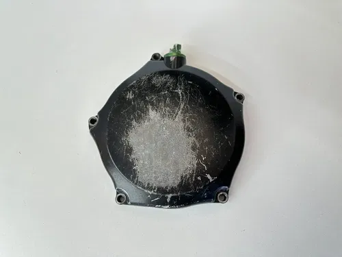 USED OEM 09-12 KAWASAKI KX250F RIGHT SIDE ENGINE OUTER CLUTCH COVER 14032-0120