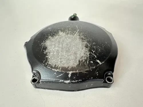 USED OEM 09-12 KAWASAKI KX250F RIGHT SIDE ENGINE OUTER CLUTCH COVER 14032-0120