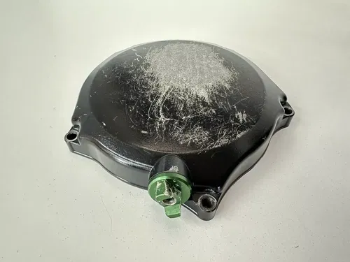 USED OEM 09-12 KAWASAKI KX250F RIGHT SIDE ENGINE OUTER CLUTCH COVER 14032-0120