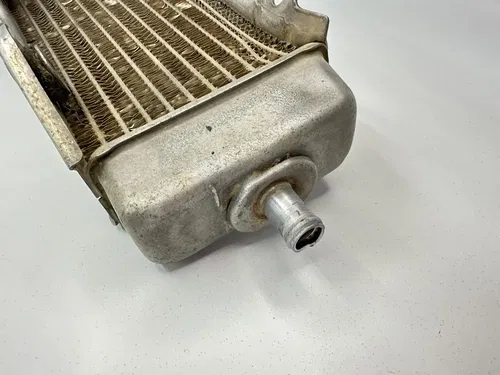 USED OEM 2004 04 2005 05 KAWASAKI KX250F LEFT (FILL SIDE) COOLING RAD RADIATOR
