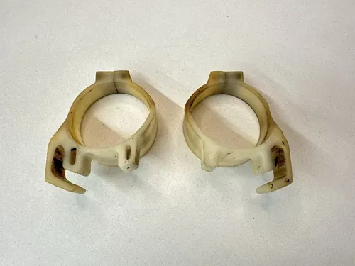 OEM 92 93 94 95 YAMAHA YZ 125 250 LEFT & RIGHT FRONT FORKS FORK GUIDES SET PAIR