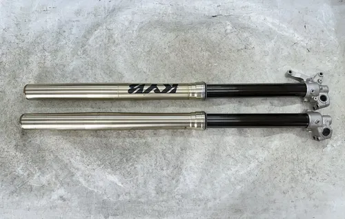 USED OEM 11 2011 KAWASAKI KX450F LEFT & RIGHT FRONT FORKS SUSPENSION SET