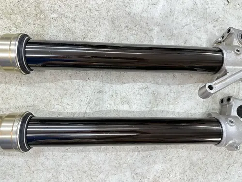 USED OEM 11 2011 KAWASAKI KX450F LEFT & RIGHT FRONT FORKS SUSPENSION SET