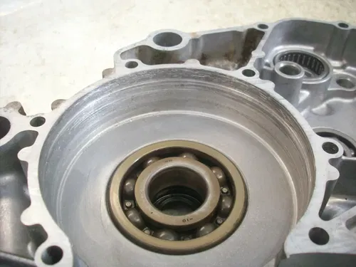 #2 USED OEM 93 94 95 SUZUKI RM250 RM 250 ENGINE MOTOR LEFT SIDE CASE CRANKCASE