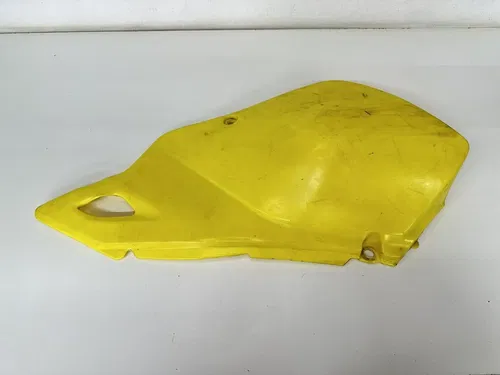 USED 00-04 SUZUKI DR-Z DRZ 400 S DRZ400S YELLOW RIGHT SIDE COVER NUMBER PLATE